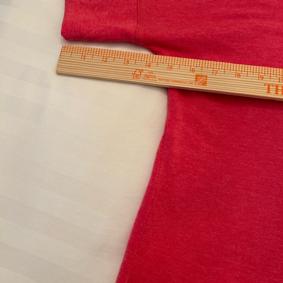 T by Talbots Cowl Neck Short Sleeve Coral Tunic 1X - Picture 7 of 10